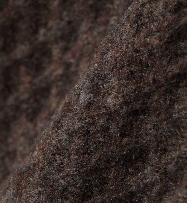 SHIPS「SHIPS: 〈手洗い可能〉シャギー レイヤード カーディガン」|カーディガン|