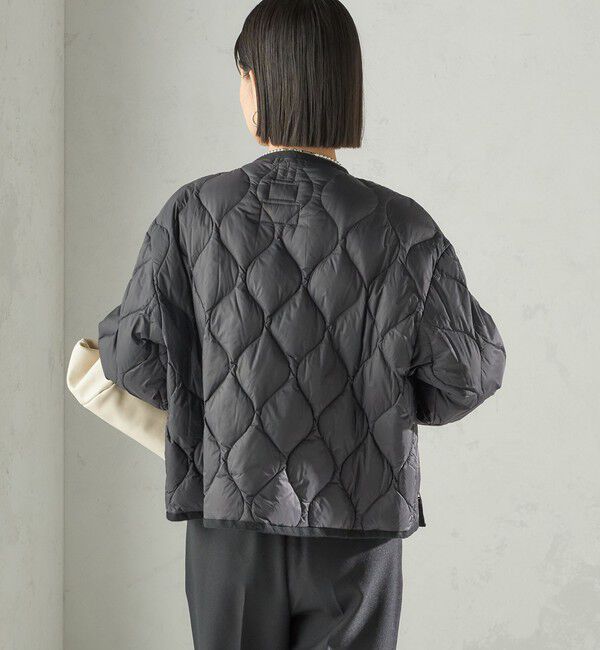 SHIPS for women「【SHIPS別注】Wai+ &times; TAION:〈手洗い可能〉ショート ダウン ジャケット」|ダウン|