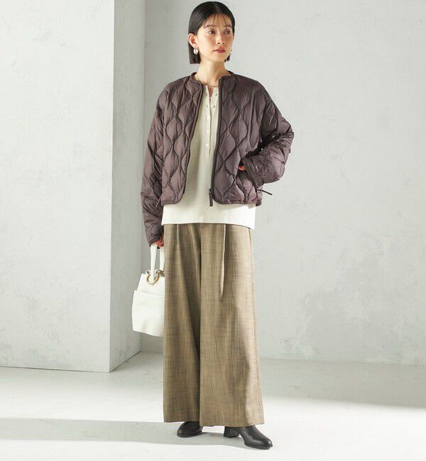 SHIPS for women「【SHIPS別注】Wai+ &times; TAION:〈手洗い可能〉ショート ダウン ジャケット」|ダウン|