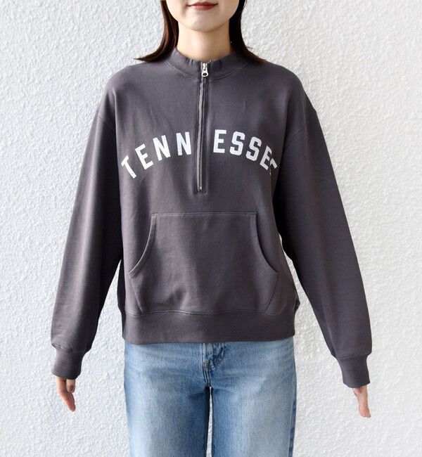 SHIPS for women「【SHIPS別注】TENNESSEE:〈洗濯機可能〉ハーフ ジップ スウェット」|スウェット・ジャージ|