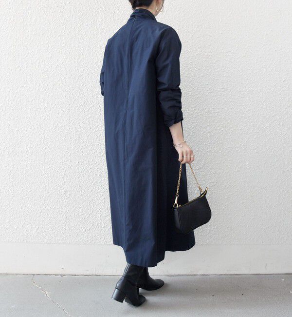 SHIPS any「SHIPS any:〈洗濯機可能〉タイプライター ボウタイ リボン シャツ ワンピース」|ワンピース|