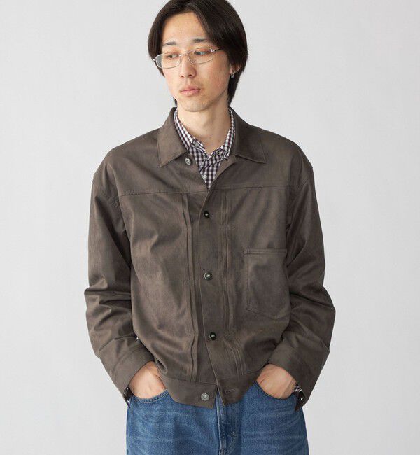 SHIPS「City Ambient Products: テック フェイクスエード(ポリエステル) G-JACKET」|その他|