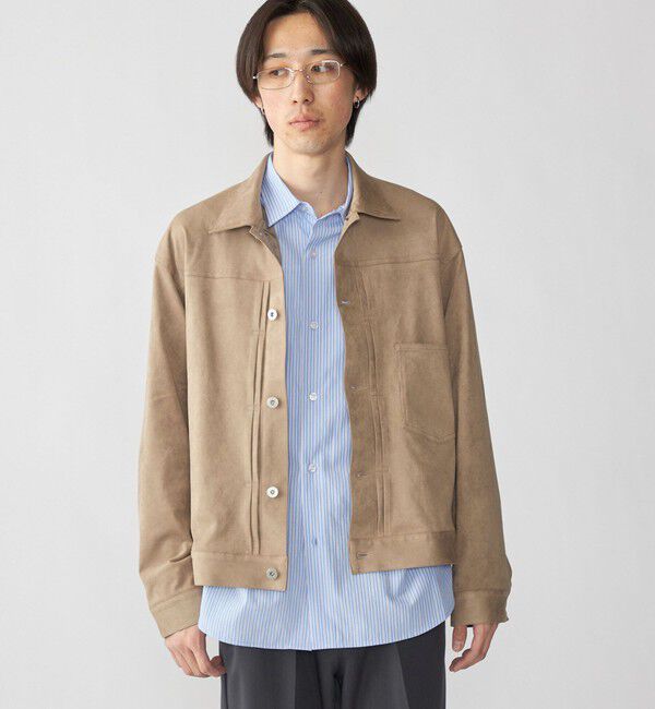 SHIPS「City Ambient Products: テック フェイクスエード(ポリエステル) G-JACKET」|その他|