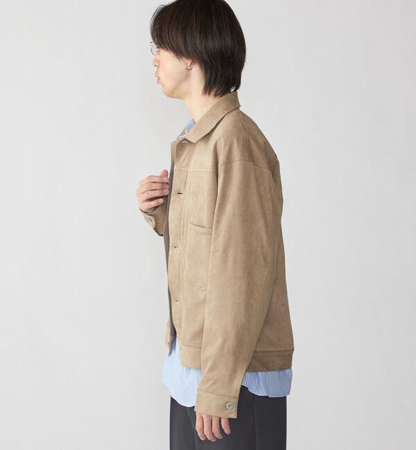 SHIPS「City Ambient Products: テック フェイクスエード(ポリエステル) G-JACKET」|その他|