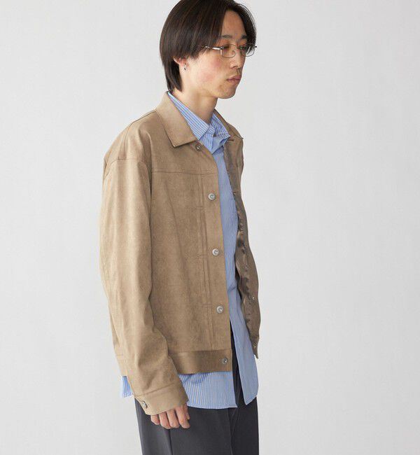 SHIPS「City Ambient Products: テック フェイクスエード(ポリエステル) G-JACKET」|その他|