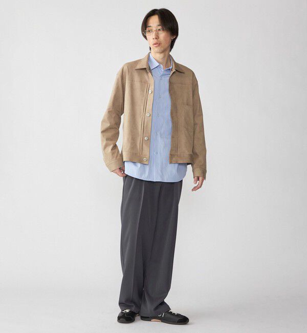 SHIPS「City Ambient Products: テック フェイクスエード(ポリエステル) G-JACKET」|その他|