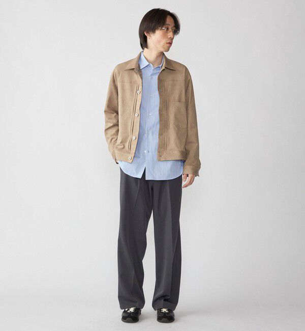 SHIPS「City Ambient Products: テック フェイクスエード(ポリエステル) G-JACKET」|その他|