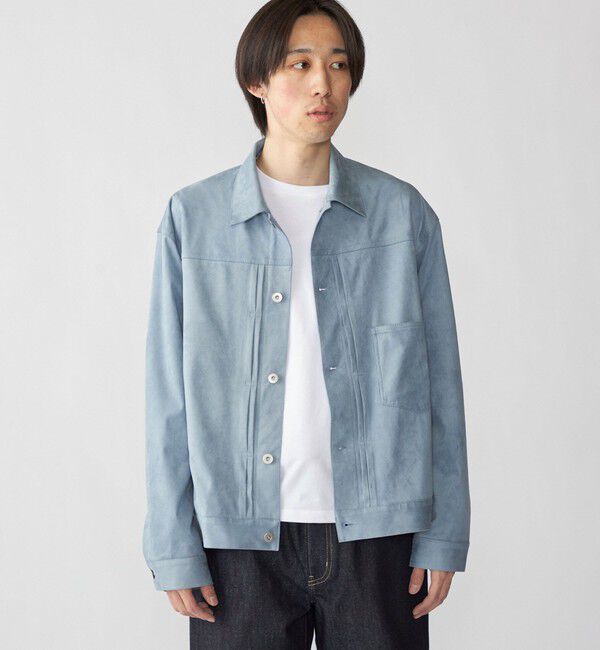 SHIPS「City Ambient Products: テック フェイクスエード(ポリエステル) G-JACKET」|その他|