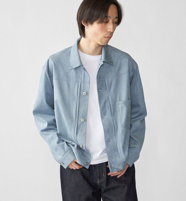 SHIPS「City Ambient Products: テック フェイクスエード(ポリエステル) G-JACKET」|その他|