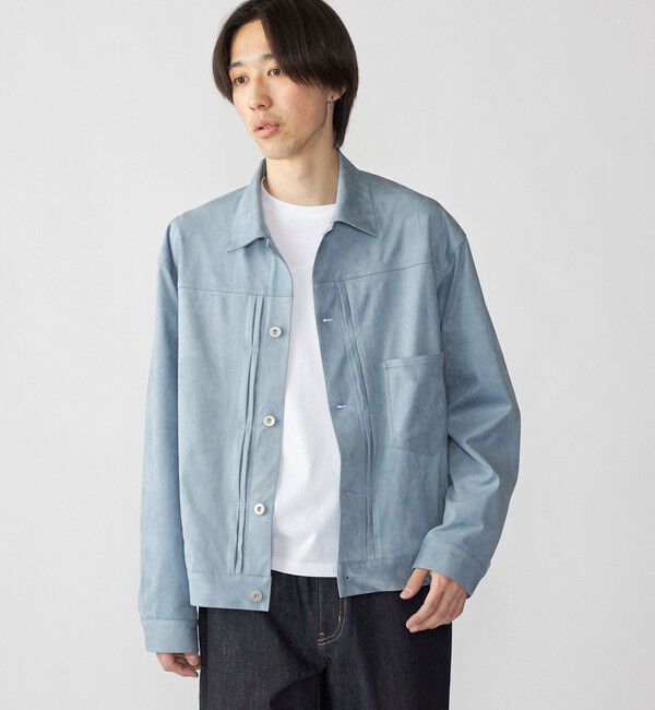 SHIPS「City Ambient Products: テック フェイクスエード(ポリエステル) G-JACKET」|その他|