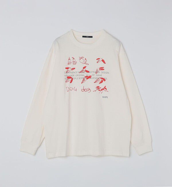 SHIPS「【WEB限定/SHIPS別注】CONVENIENCEYOUNG: DOG LS T」|Tシャツ・カットソー|