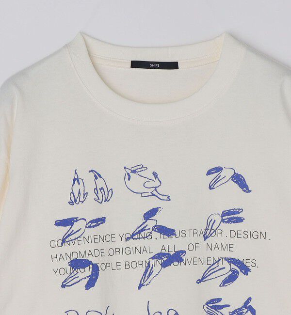 SHIPS「【WEB限定/SHIPS別注】CONVENIENCEYOUNG: DOG LS T」|Tシャツ・カットソー|