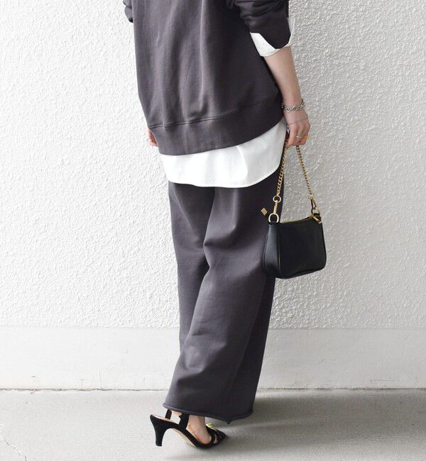 SHIPS any「《予約》SHIPS any:〈洗濯機可能〉USAコットン 裏毛 カットオフ スウェット パンツ」|その他|