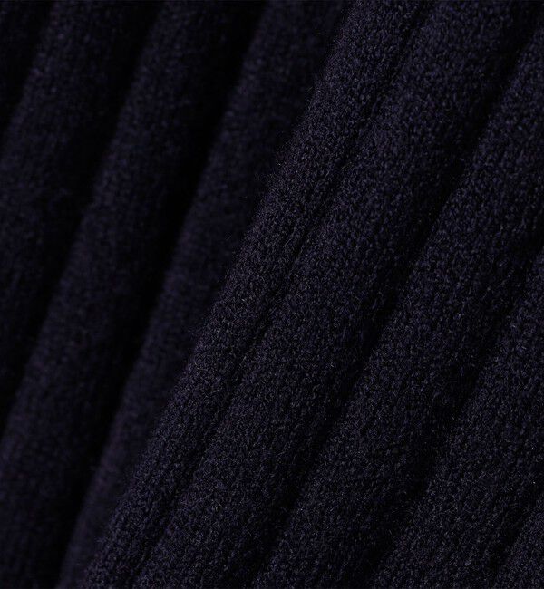 SHIPS Colors 「SHIPS Colors:〈手洗い可能〉レース カット オフ ワイド リブ ニット」|ニット・セーター|