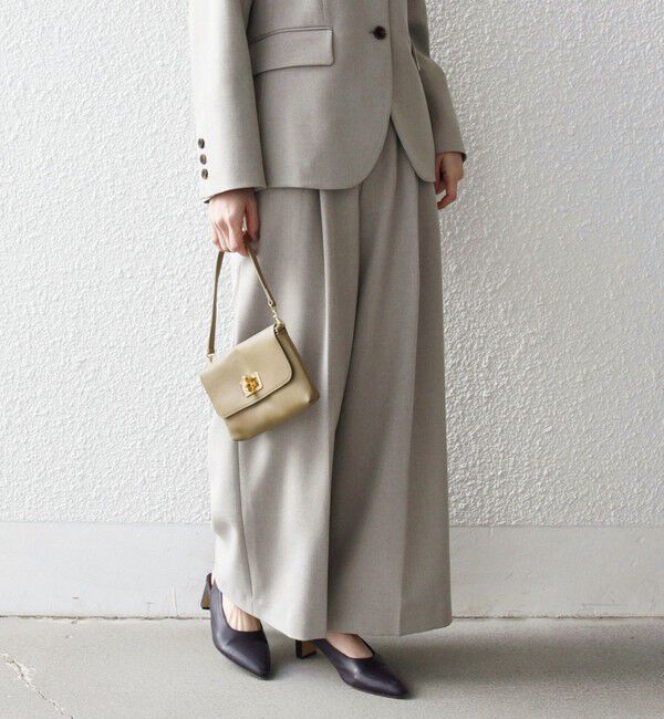 SHIPS any「《予約》SHIPS any:〈洗濯機可能〉シャーク タック ワイド パンツ」|その他|