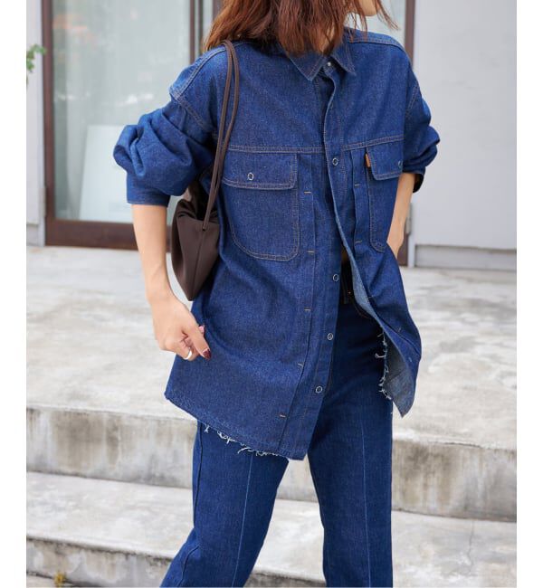 OUTDOOR PRODUCTS Usual Things「追加2 ULTデニムワーカーシャツ」|シャツ・ブラウス|
