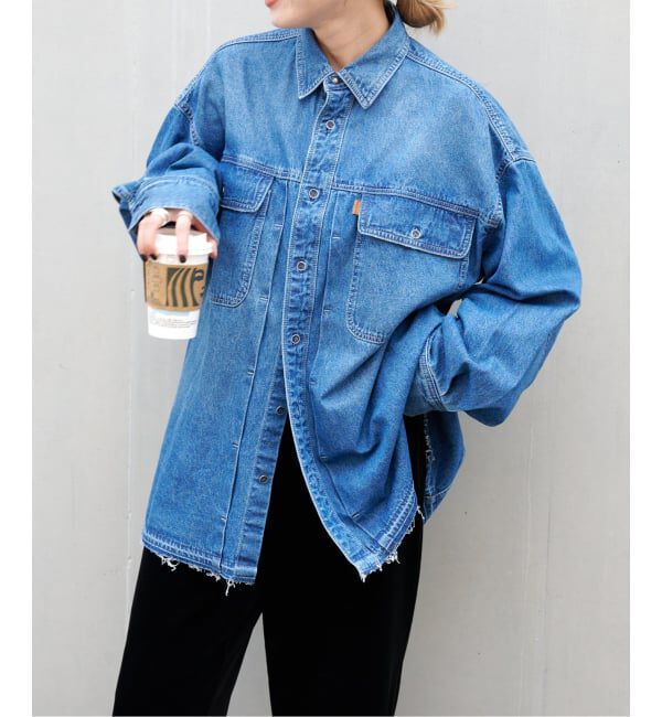 OUTDOOR PRODUCTS Usual Things「追加2 ULTデニムワーカーシャツ」|シャツ・ブラウス|