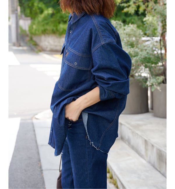OUTDOOR PRODUCTS Usual Things「追加2 ULTデニムワーカーシャツ」|シャツ・ブラウス|