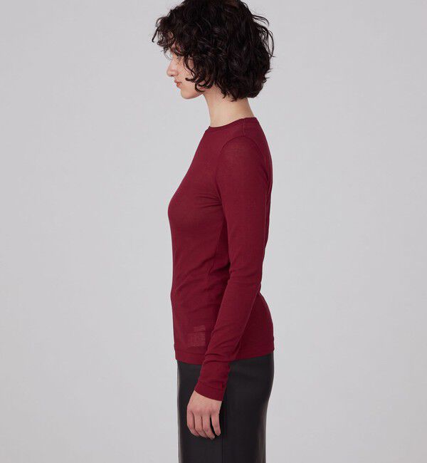 MACPHEE「【一部WEB先行予約】シアージャージー クルーネックプルオーバー」|Tシャツ・カットソー|