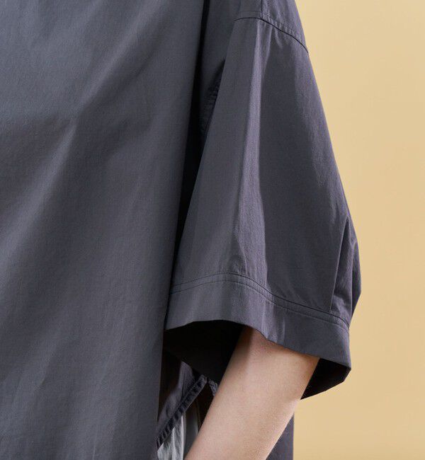 GALERIE VIE「コンパクトコットンツイル ワイドスリーブブラウス」|シャツ・ブラウス|