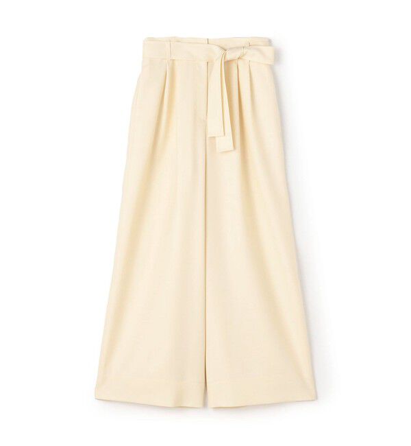 Ballsey「ライトカルゼ ベルテッドパンツ」|スラックス|41 ライトベージュ