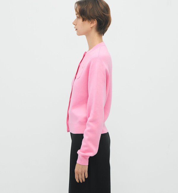 【美品】CABaN コットンカシミヤ クルーネックカーディガン XS CABaN コットンカシミヤ クルーネックカーディガン XS