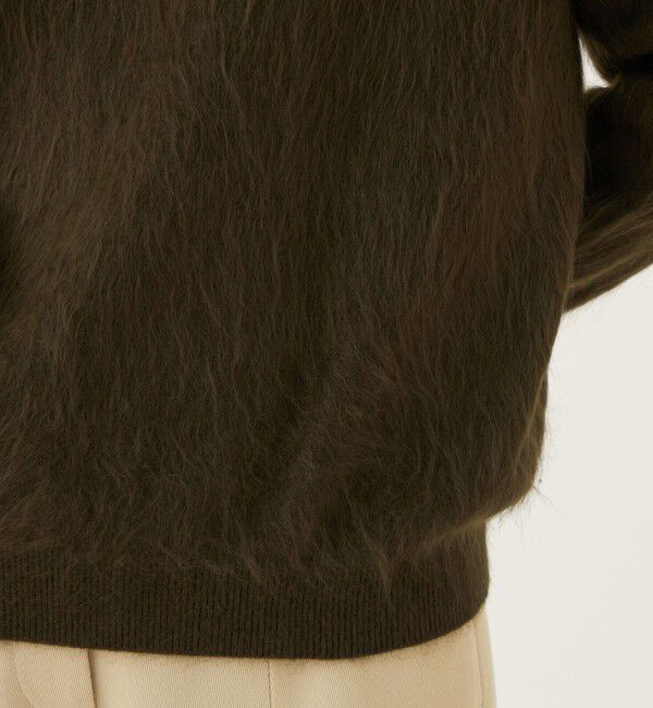 DES PRES「ピュアカシミヤファー クルーネックプルオーバー」|ニット・セーター|