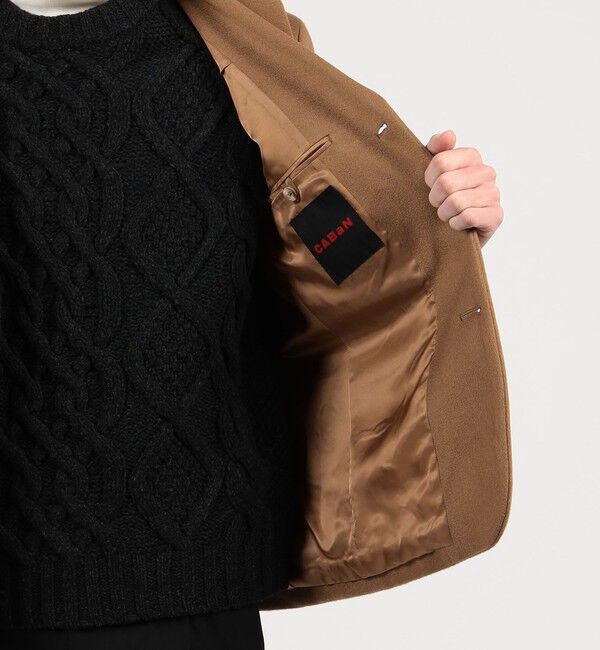 CABaN「CABaN ピュアカシミヤ 3Bジャケット」|テーラードジャケット|