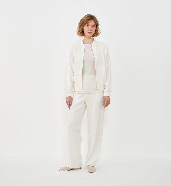 GALERIE VIE「バックサテンアムンゼン イージーストレートパンツ」|その他|