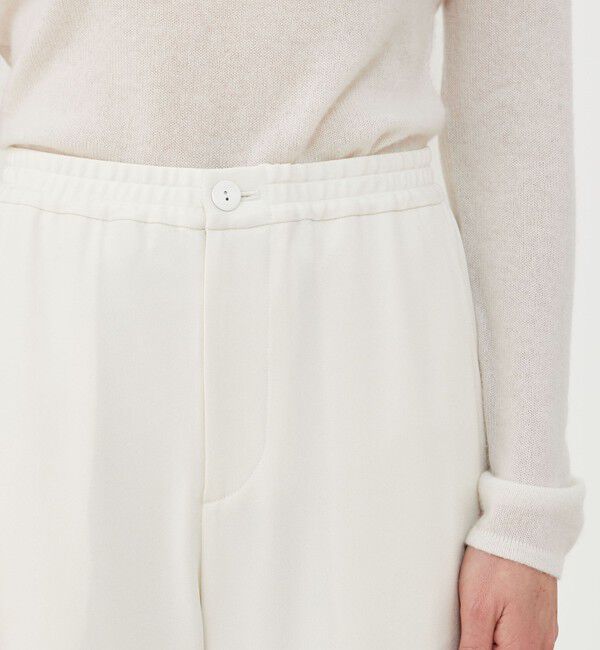 GALERIE VIE「バックサテンアムンゼン イージーストレートパンツ」|その他|