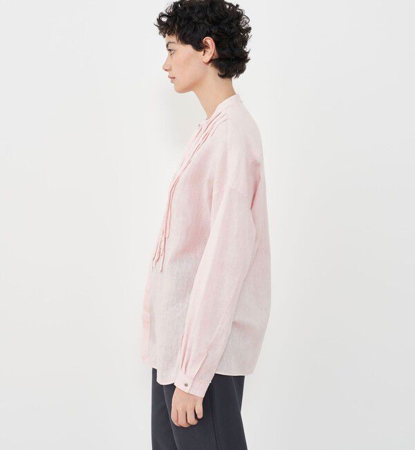 GALERIE VIE「リネンポプリン カットオフブザムシャツ」|シャツ・ブラウス|