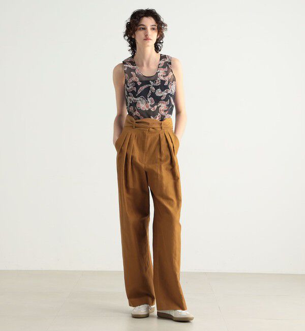 BACCA「バティックプリント コットンボイルブラウス」|シャツ・ブラウス|