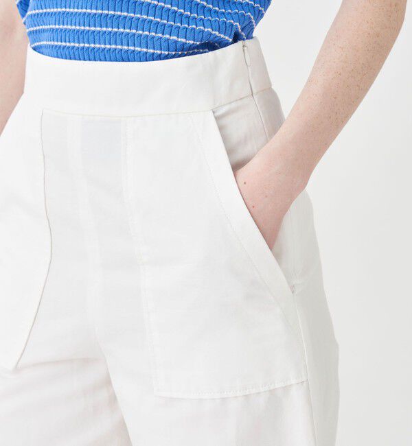 MACPHEE「コットンリネンツイル ストレートパンツ」|その他|