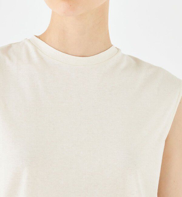 MACPHEE「コットンヘンプ ノースリーブプルオーバー」|Tシャツ・カットソー|