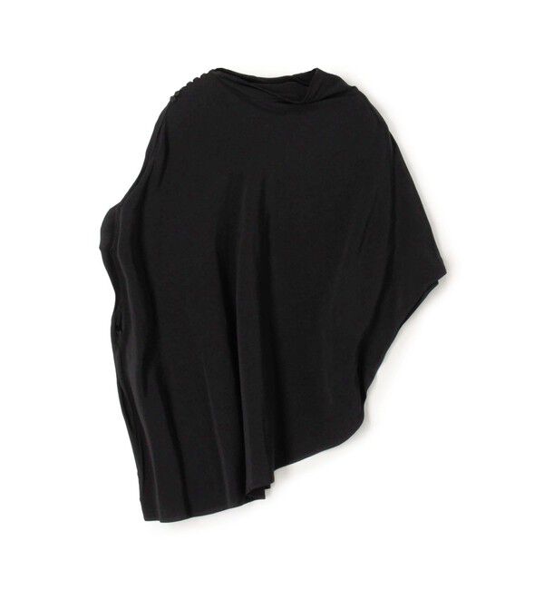 DES PRES「レーヨンポプリン アシンメトリートップス」|シャツ・ブラウス|19 ブラック