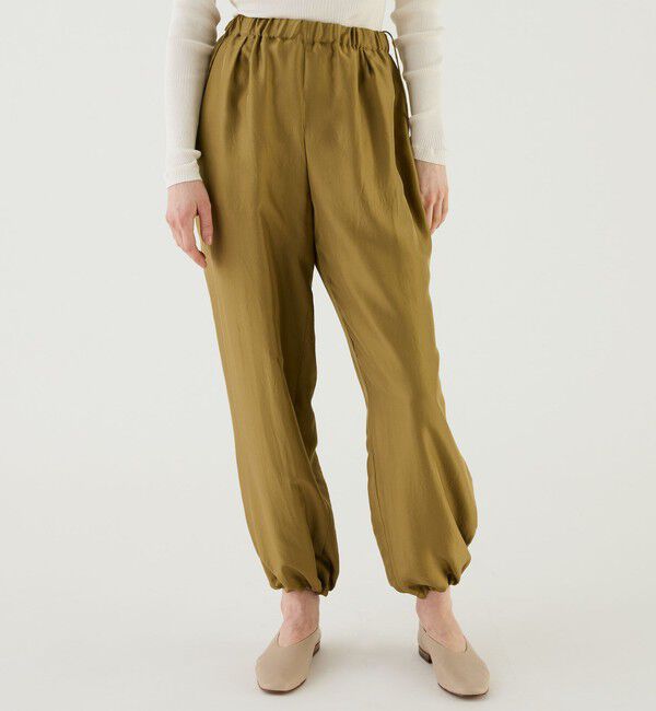 GALERIE VIE「シルクハブタエ トラックイージーパンツ」|その他|