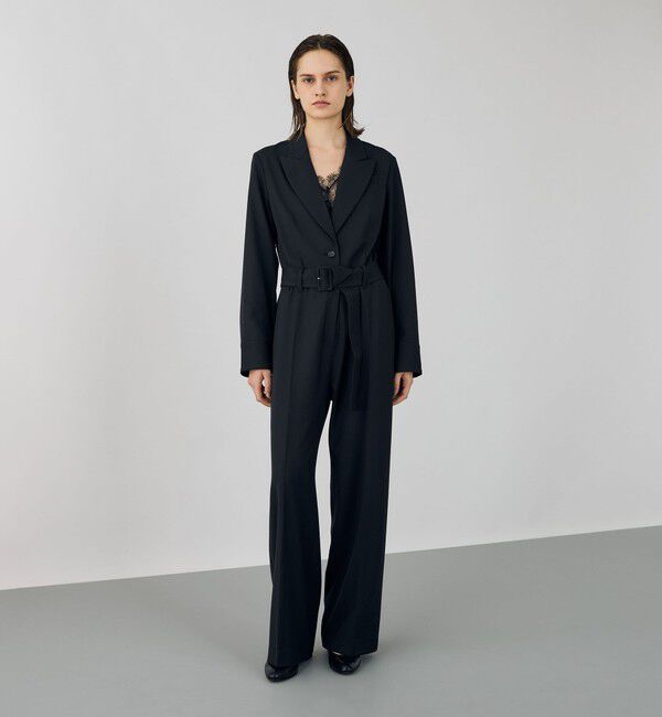 DES PRES「ハイツイストギャバジン ジャンプスーツ」|オールインワン|