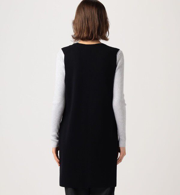 GALERIE VIE「ウーステッドミラノリブ ロングベスト」|ベスト・ジレ|