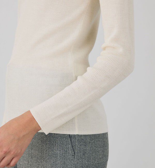 DES PRES「ウーステッドウールリブ クルーネックプルオーバー」|ニット・セーター|