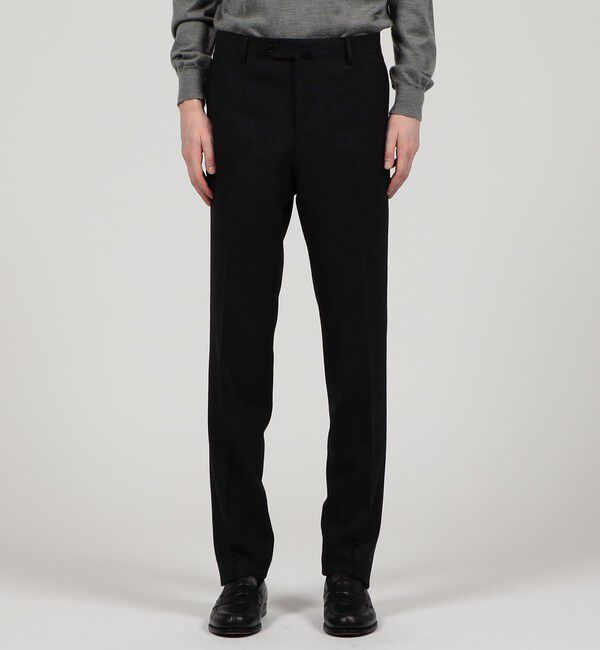TOMORROWLAND MENS「Super130'sウール ノープリーツ スリムスラックス DRAGO」|スラックス|