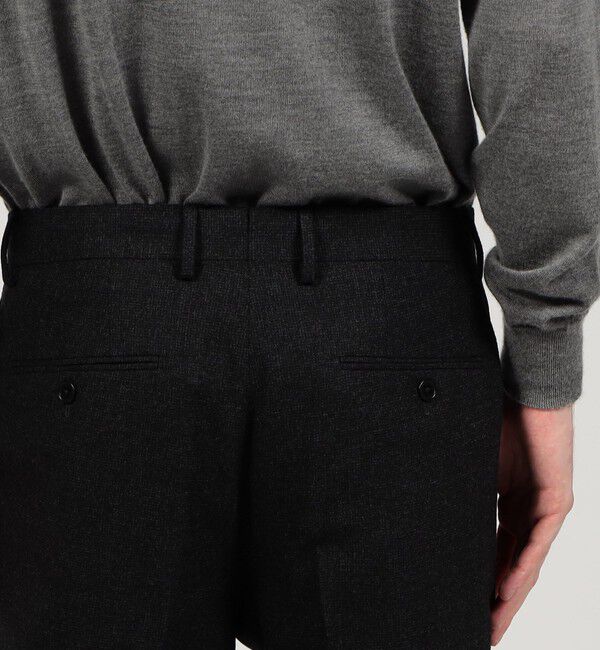 TOMORROWLAND MENS「Super130'sウール ノープリーツ スリムスラックス DRAGO」|スラックス|