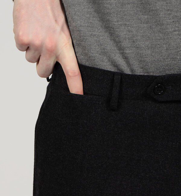 TOMORROWLAND MENS「Super130'sウール ノープリーツ スリムスラックス DRAGO」|スラックス|