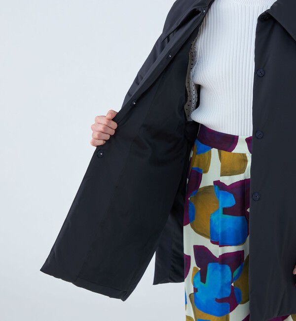 tomorrowland Ballsey パデットツイル ベルテッドポンチョ パデットツイル ベルテッドポンチョ｜トゥモローランド 公式通販