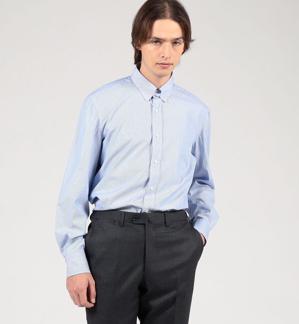 TOMORROWLAND MENS「TOMORROWLAND PILGRIM コットン タブカラーシャツ」|シャツ・ブラウス|