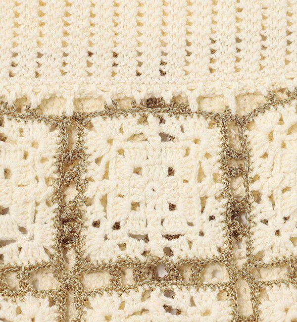 MACPHEE「ギマクロシェ ラップスカート」|スカート|