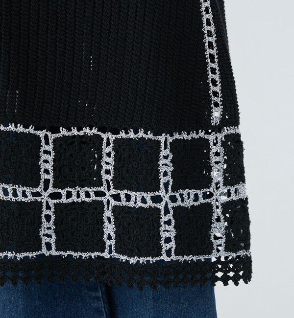 MACPHEE「ギマクロシェ ラップスカート」|スカート|