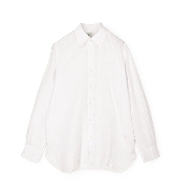 TOMORROWLAND MENS「【別注】LUIGI BORRELLI GABLE リネン ボタンダウンシャツ」|シャツ・ブラウス|11 ホワイト