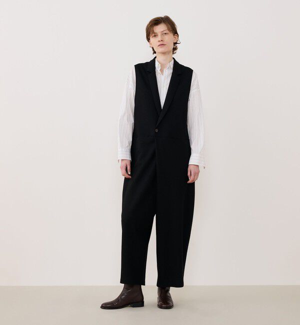 GALERIE VIE「ウールミルドスムース ジャンプスーツ」|オールインワン|