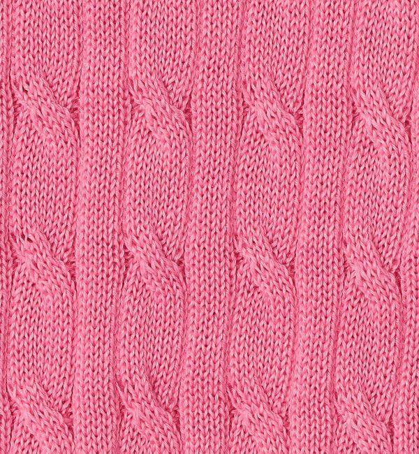 MACPHEE「ギザケーブル ハーフスリーブプルオーバー」|ニット・セーター|