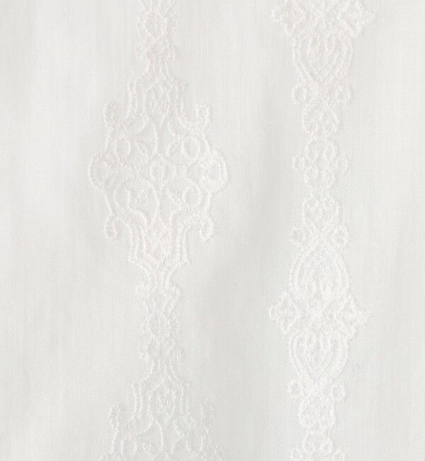 DES PRES「チェーンレースエンブロイダリー クロップドシャツ」|シャツ・ブラウス|